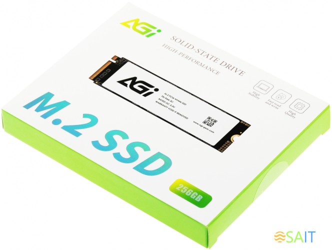 Накопитель SSD AGi PCIe 3.0 x4 256GB AGI256G16AI198 AI198 M.2 2280