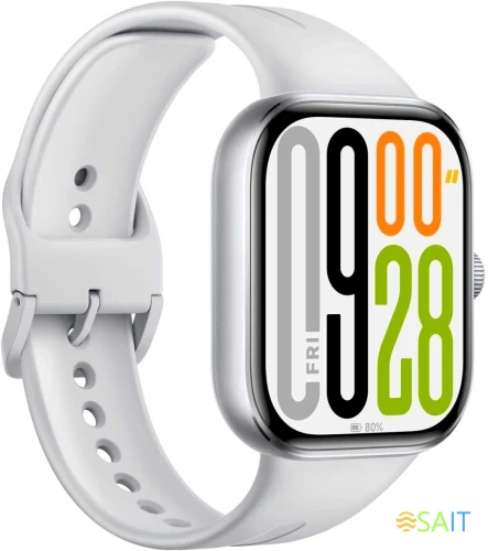 Смарт-часы Xiaomi Redmi Watch 5 2.07" AMOLED корп.серебристый рем.серый разм.брасл.:135-205мм (BHR9381GL)