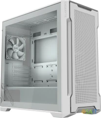Корпус Gigabyte C102W GB-C102GI белый без БП mATX 7x120mm 4x140mm 2xUSB3.0 audio bott PSU