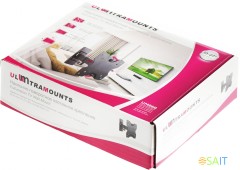 Кронштейн для телевизора Ultramounts UM860 черный 13"-27" макс.20кг настенный поворот и наклон