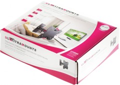 Кронштейн для телевизора Ultramounts UM860 черный 13"-27" макс.20кг настенный поворот и наклон