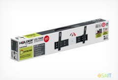 Кронштейн для телевизора Holder LCD-T6609-B черный 42"-65" макс.45кг настенный наклон