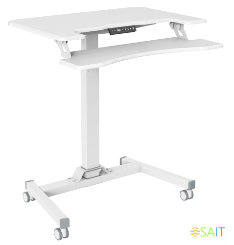 Стол для ноутбука Cactus VM-FDE103 столешница МДФ белый 91.5x56x123см (CS-FDE103WWT)