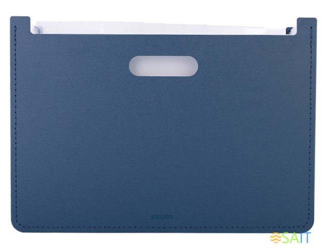 Лоток вертикальный Deli 63951DK-BLUE для бумаг A4 темно-синий полипропилен