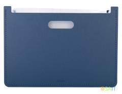 Лоток вертикальный Deli 63951DK-BLUE для бумаг A4 темно-синий полипропилен