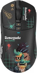 Мышь A4Tech Bloody R72 Ultra Duo черный/рисунок оптическая 20000dpi беспров. USB/USB-C 6but (R72 ULTRA DUO RENEGADEMIDNIGHT)