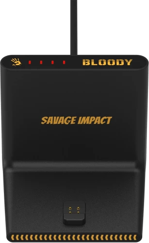 Мышь A4Tech Bloody R72 Ultra Duo черный/рисунок оптическая 20000dpi беспров. USB/USB-C 6but (R72 ULTRA DUO RENEGADEMIDNIGHT)