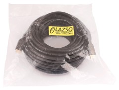 Кабель аудио-видео Lazco WH-111 HDMI (m)/HDMI (m) 20м. позолоч.конт. черный (9786)
