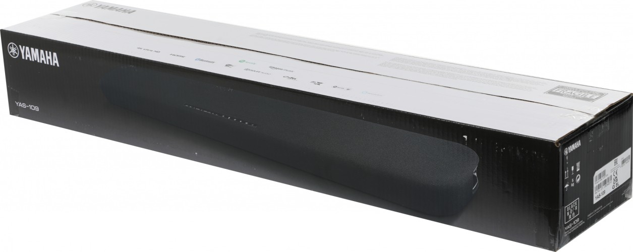 Саундбар Yamaha YAS-109 2.1 120Вт+60Вт черный