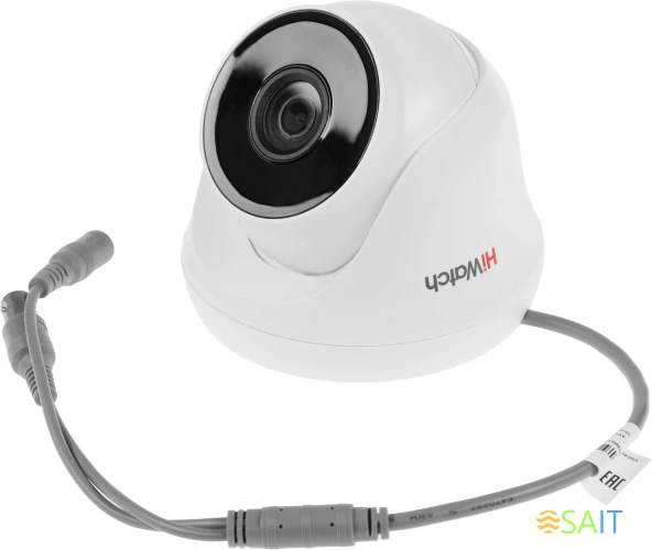 Камера видеонаблюдения аналоговая HiWatch DS-T233 2.8-2.8мм HD-TVI цв. корп.:белый (DS-T233 (2.8 MM))