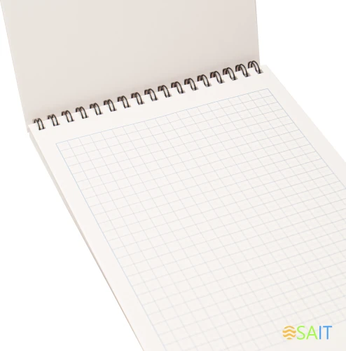 Блокнот Silwerhof A5 обложка картон 60л клетка гребень Одинокий воин (2шт)