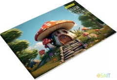 Альбом для рисования Silwerhof 20л. A4 Сказочный мир 4диз. мел.картон скрепка (упак.:4шт)