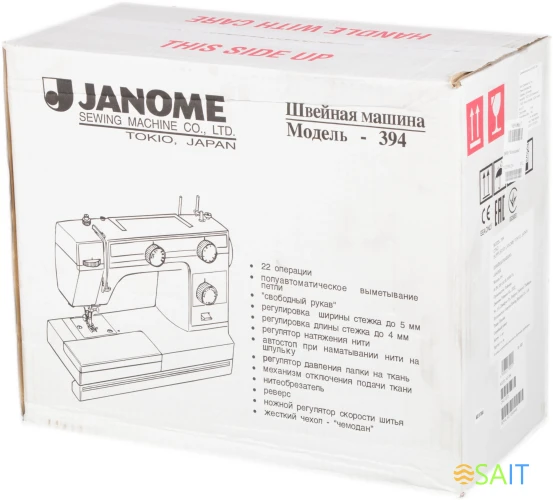 Швейная машина Janome L-394 белый