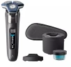 Бритва роторная Philips Series 7000 S7887/55 реж.эл.:3 питан.:аккум. черный/синий