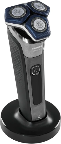 Бритва роторная Philips Series 7000 S7887/55 реж.эл.:3 питан.:аккум. черный/синий