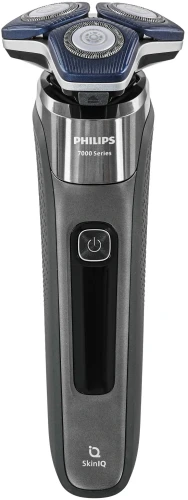 Бритва роторная Philips Series 7000 S7887/55 реж.эл.:3 питан.:аккум. черный/синий