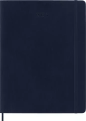Еженедельник Moleskine CLASSIC SOFT WKNT XL 190х250мм 144стр. мягкая обложка синий сапфир