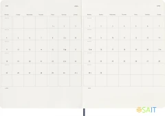 Еженедельник Moleskine CLASSIC SOFT WKNT XL 190х250мм 144стр. мягкая обложка синий сапфир