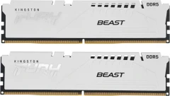 Память DDR5 2x16GB 6000MHz Kingston KF560C36BWE2K2-32 Fury Beast White Expo RTL Gaming PC5-48000 CL36 DIMM 288-pin 1.35В kit single rank с радиатором Ret