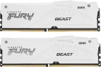 Память DDR5 2x32GB 6000MHz Kingston KF560C36BWEAK2-64 Fury Beast White Expo RGB RTL Gaming PC5-48000 CL36 DIMM 288-pin 1.35В dual rank с радиатором Ret