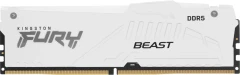 Память DDR5 2x32GB 6000MHz Kingston KF560C36BWEAK2-64 Fury Beast White Expo RGB RTL Gaming PC5-48000 CL36 DIMM 288-pin 1.35В dual rank с радиатором Ret