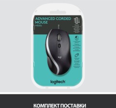 Мышь Logitech M500s черный/серебристый оптическая 4000dpi USB 5but (910-005784)
