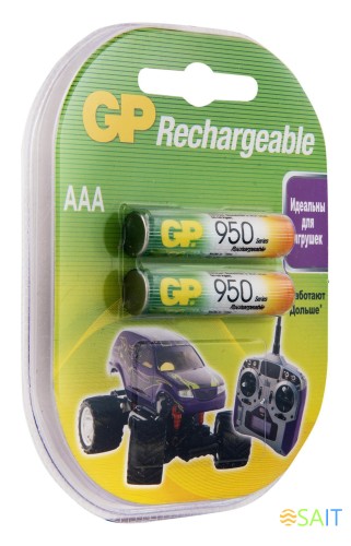 Аккумулятор GP 95AAAHC AAA NiMH 950mAh (2шт)