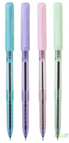 Набор ручек шариков. Deli Arrow EQ03032 ассорти d=0.7мм син. черн. (4шт) линия 0.4мм 4цв.