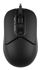 Клавиатура + мышь A4Tech Fstyler F1512 клав:черный мышь:черный USB (F1512 BLACK)