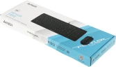Клавиатура + мышь A4Tech Fstyler F1512 клав:черный мышь:черный USB (F1512 BLACK)