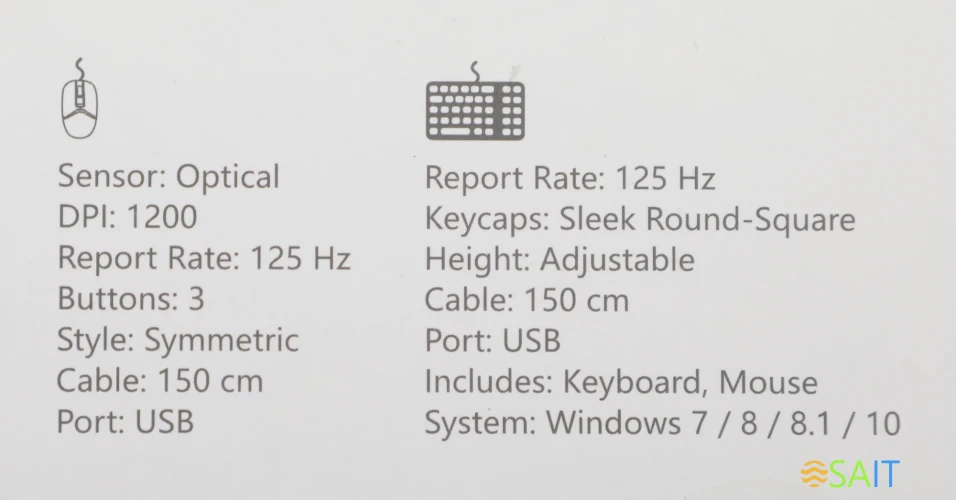 Клавиатура + мышь A4Tech Fstyler F1512 клав:черный мышь:черный USB (F1512 BLACK)