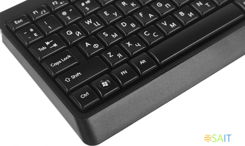 Клавиатура + мышь A4Tech Fstyler F1512 клав:черный мышь:черный USB (F1512 BLACK)