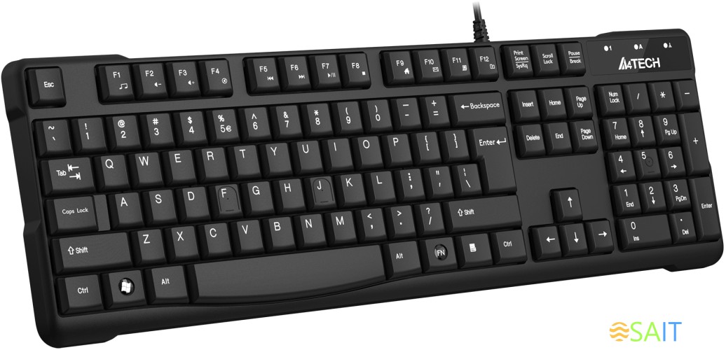 Клавиатура A4Tech KR-750 черный USB (KR-750 BLACK)