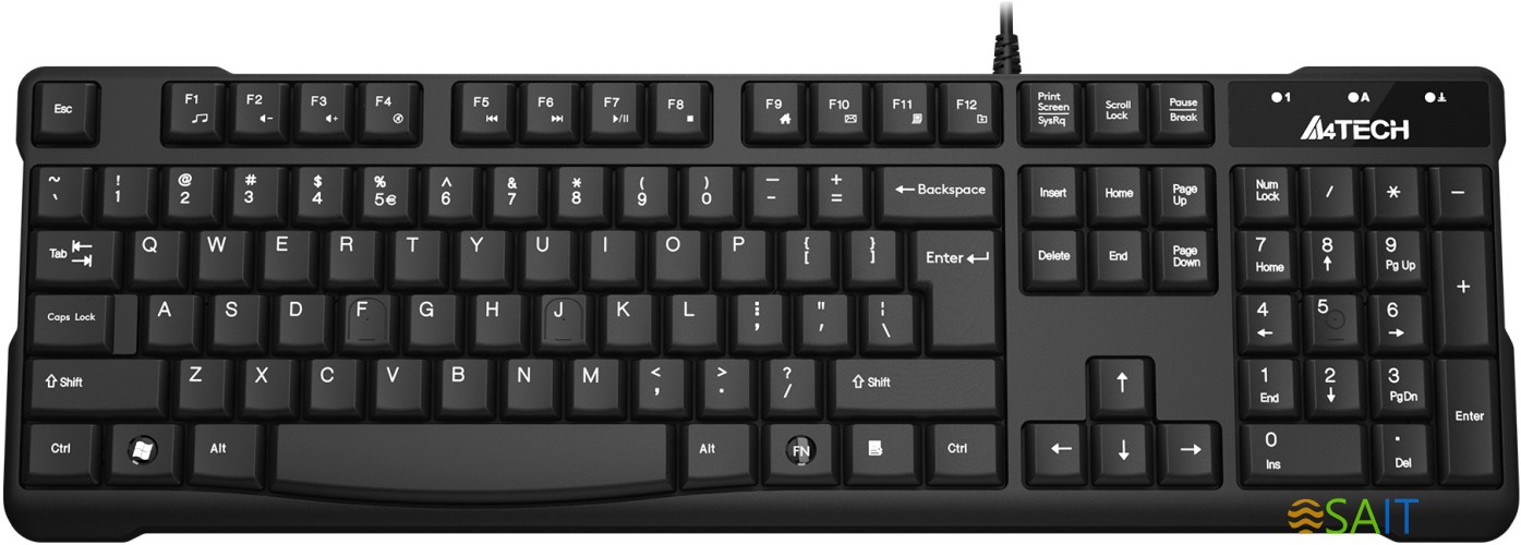 Клавиатура A4Tech KR-750 черный USB (KR-750 BLACK)