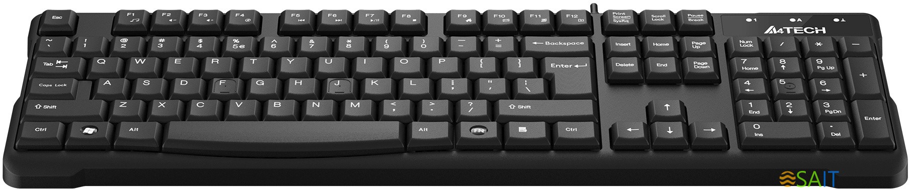 Клавиатура A4Tech KR-750 черный USB (KR-750 BLACK)