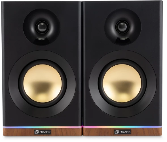 Колонки Оклик OK-605A 2.0 черный 60Вт BT