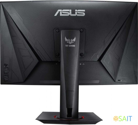 Монитор Asus 27" TUF Gaming VG27WQ черный VA LED 16:9 HDMI M/M матовая HAS Piv 400cd 178гр/178гр 2560x1440 165Hz FreeSync Premium DP 2K 5.9кг