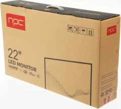 Монитор NPC 21.45" MF2204 черный VA LED 5ms 16:9 HDMI 200cd 178гр/178гр 1920x1080 75Hz VGA FHD