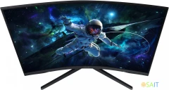 Монитор Samsung 27&quot; Odyssey G5 S27CG550EI черный VA LED 1ms 16:9 HDMI матовая 300cd 178гр/178гр 2560x1440 165Hz FreeSync DP Quad 2K (1440p) USB 4.1кг