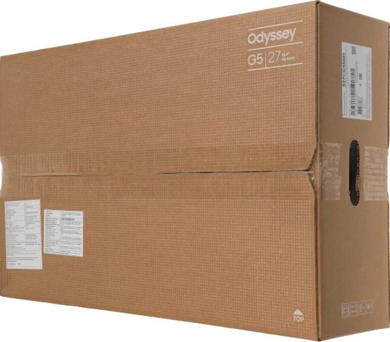 Монитор Samsung 27" Odyssey G5 S27CG550EI черный VA LED 1ms 16:9 HDMI матовая 300cd 178гр/178гр 2560x1440 165Hz FreeSync DP Quad 2K (1440p) USB 4.1кг