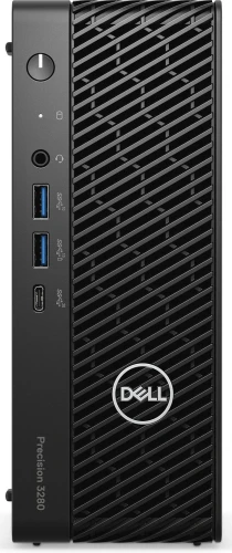 ПК Dell Precision 3280 i7 14700 (2.1) 32Gb SSD1Tb RTX A2000 16Gb CR Windows 11 Pro GbitEth 240W мышь клавиатура черный (3280-7321)