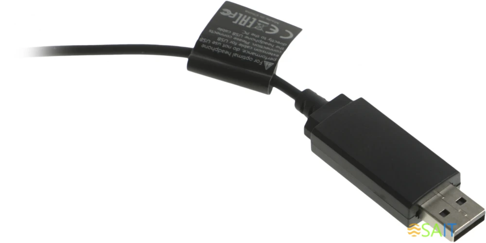 Наушники с микрофоном A4Tech Fstyler FH100U желтый/черный 2м накладные USB оголовье (FH100U (BUMBLEBEE))