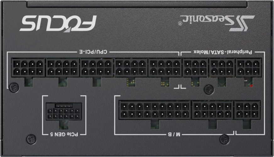 Блок питания Seasonic ATX 850W Focus GX-850 80+ gold (20+4pin) APFC 135mm fan 10xSATA Cab Manag RTL