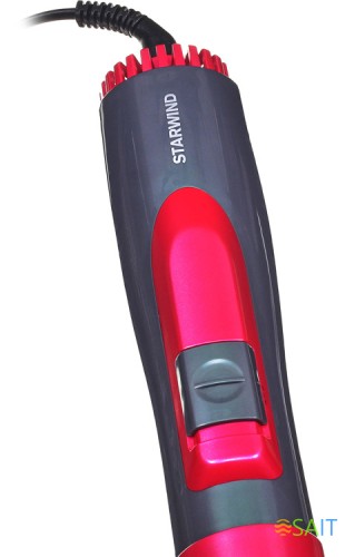 Фен-щетка Starwind SHP8501 1000Вт серый/розовый