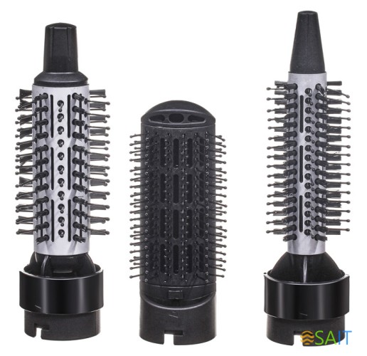 Фен-щетка Starwind SHP8501 1000Вт серый/розовый