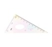 Набор линеек Deli EH652 пластик дл.15см ассорти компл.:лин 15см/2 угольн/трансп пластиковый пакет с европодв.