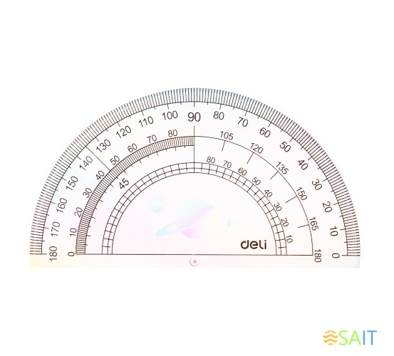 Набор линеек Deli EH652 пластик дл.15см ассорти компл.:лин 15см/2 угольн/трансп пластиковый пакет с европодв.