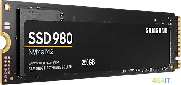 Накопитель SSD Samsung PCIe 3.0 x4 250GB MZ-V8V250BW 980 M.2 2280