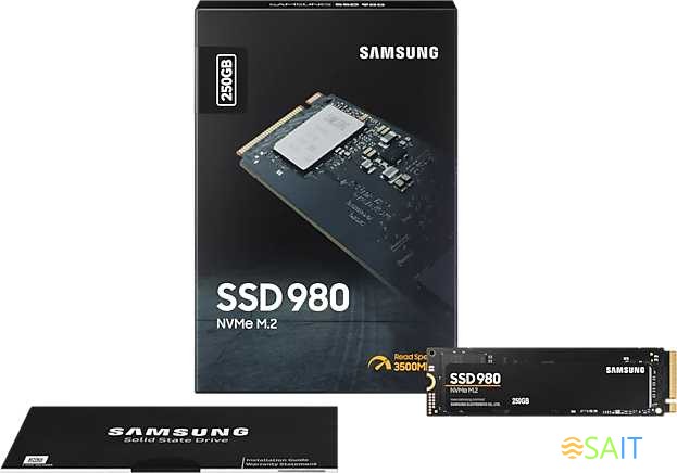 Накопитель SSD Samsung PCIe 3.0 x4 250GB MZ-V8V250BW 980 M.2 2280