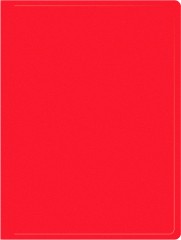 Папка метал.зажим Buro -ECB04CRED A4 пластик 0.5мм красный